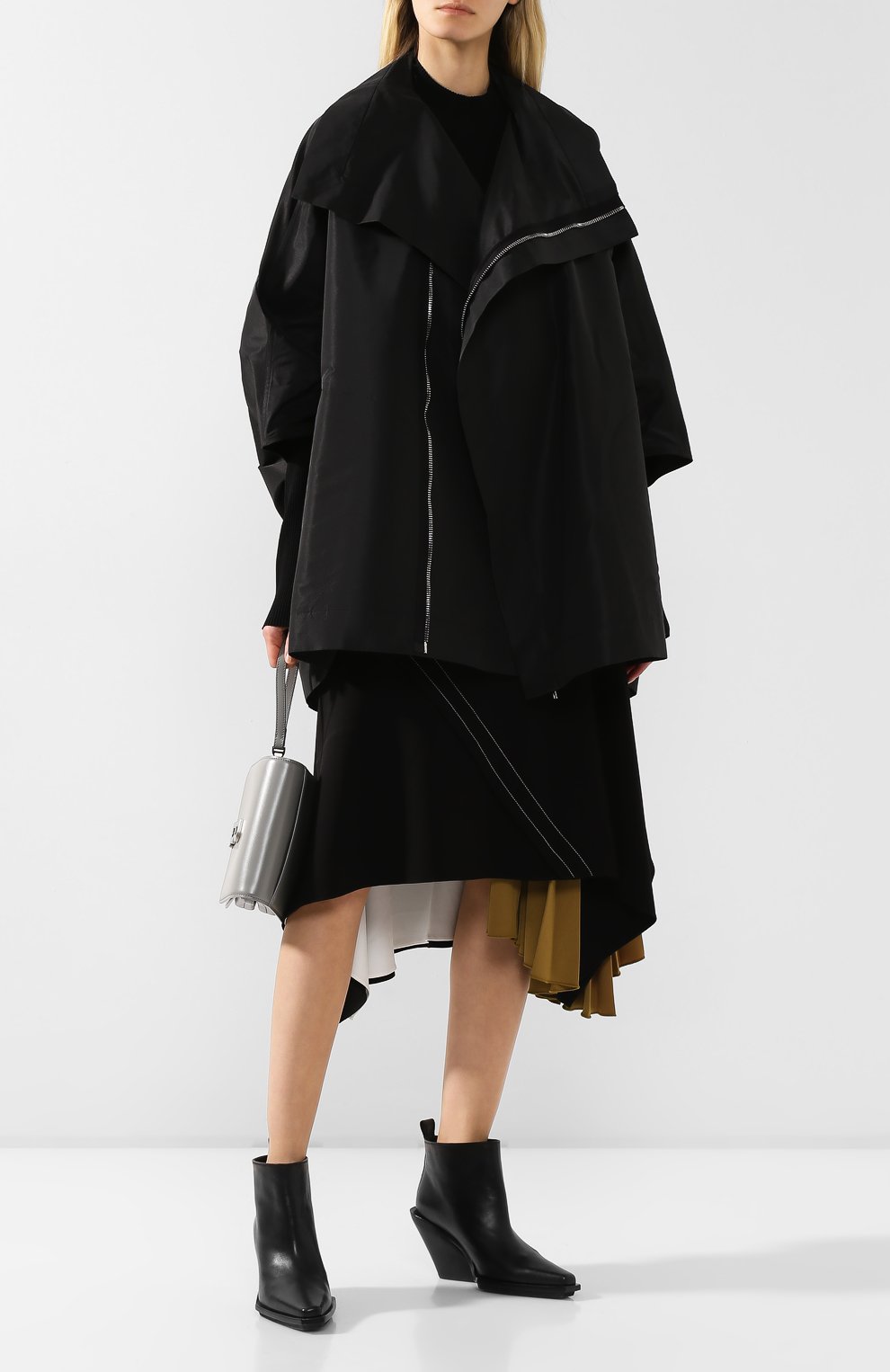 Куртка RICK OWENS черного цвета по цене 103500 руб., арт. RP20S1767/FRT, фото 2 Куртка RICK OWENS, арт. RP20S1767/FRT, фото 2