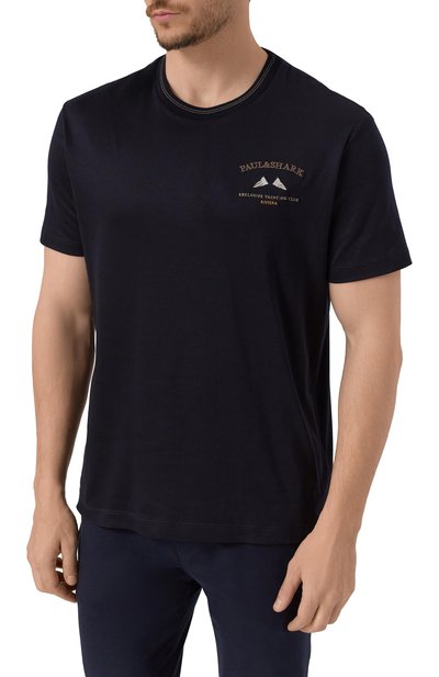 Футболка из хлопка и лиоцелла PAUL&SHARK, арт. 15311605/3XL-6XL, фото 3