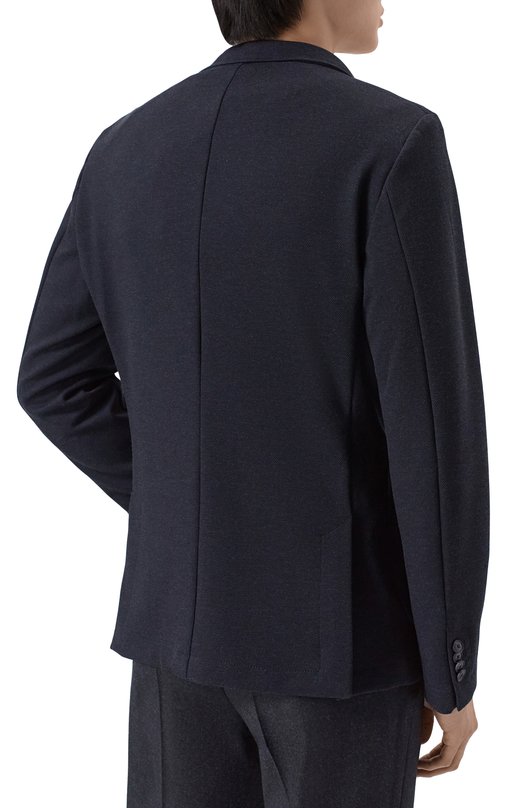 Однобортный пиджак BOSS 50554139 Синий  50554139 Фото 4