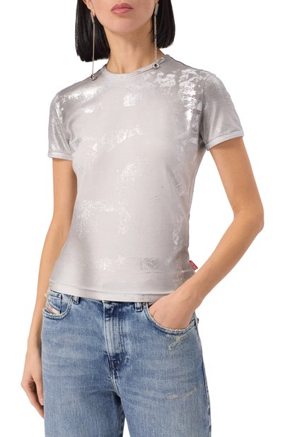 Хлопковая футболка DIESEL, арт. A17654/0WIBN, фото 3