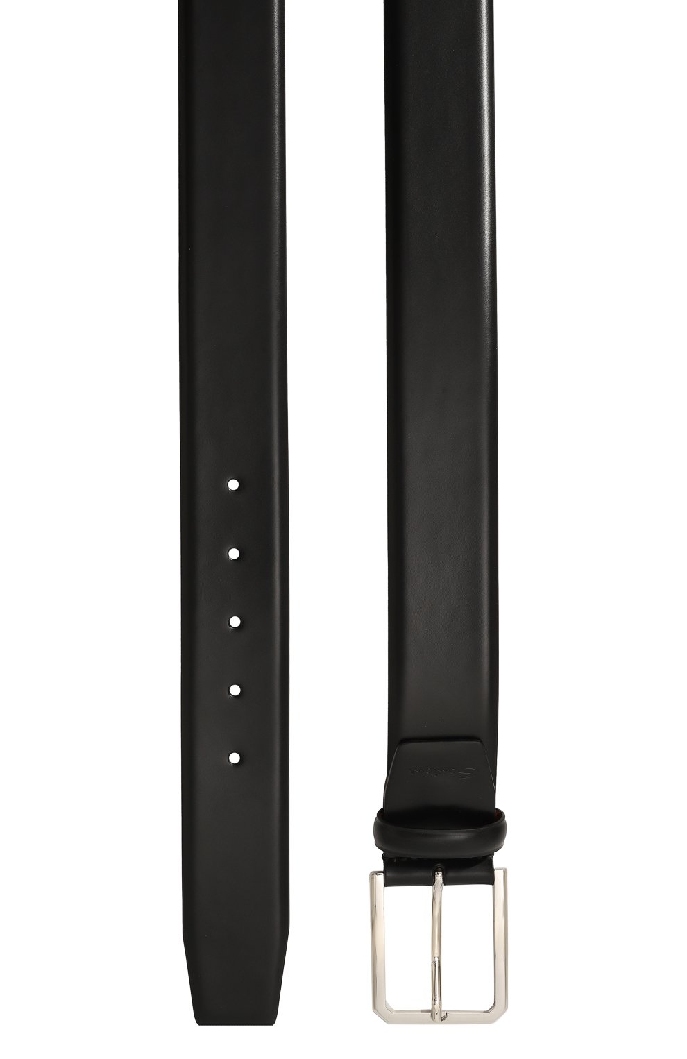 Кожаный ремень SANTONI черного цвета по цене 37250 руб., арт. CM40VS003C07ESH9N01, фото 3 Кожаный ремень SANTONI, арт. CM40VS003C07ESH9N01, фото 3