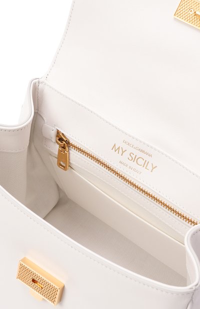 Сумка my sicily DOLCE & GABBANA белого цвета по цене 299500 руб., арт. BB7781/B7321, фото 5 Сумка my sicily DOLCE & GABBANA, арт. BB7781/B7321, фото 5