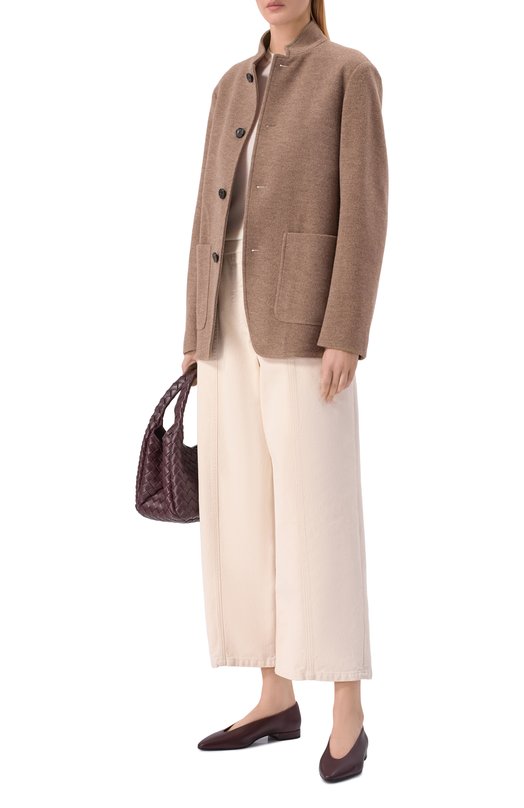 Кожаные балетки Rebecca Loro Piana FAN3737 Коричневый  FAN3737 Фото 3