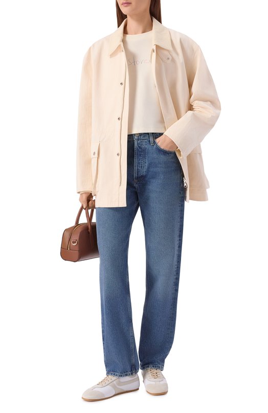 Хлопковый свитшот 12 STOREEZ 137386 Кремовый  137386 Фото 2