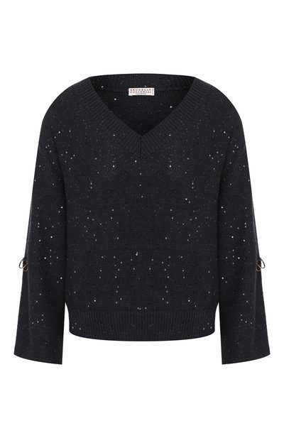 Женский пуловер из смеси кашемира и шелка BRUNELLO CUCINELLI, арт. M73542602P
