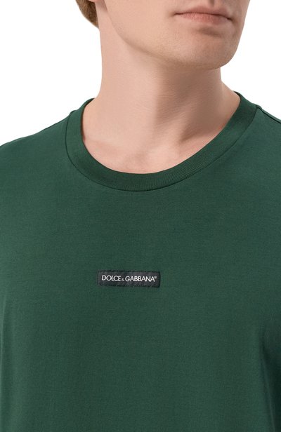 Хлопковая футболка DOLCE & GABBANA, арт. G8PN9T/G7QNP, фото 5