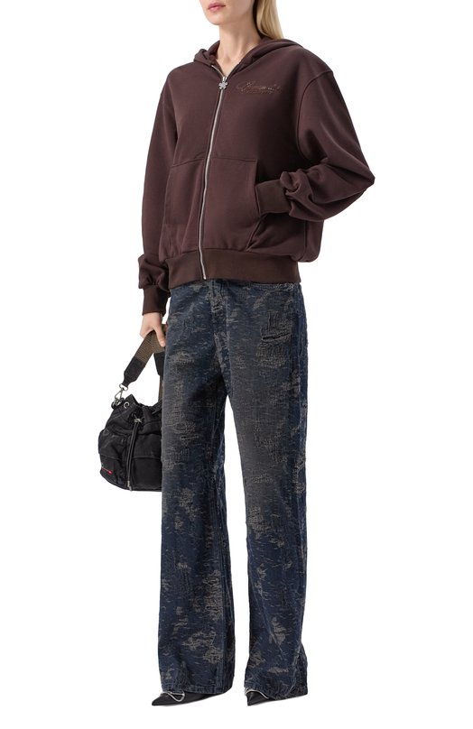 Хлопковая толстовка Comme des Fuckdown CFABW01393 Коричневый  CFABW01393 Фото 2