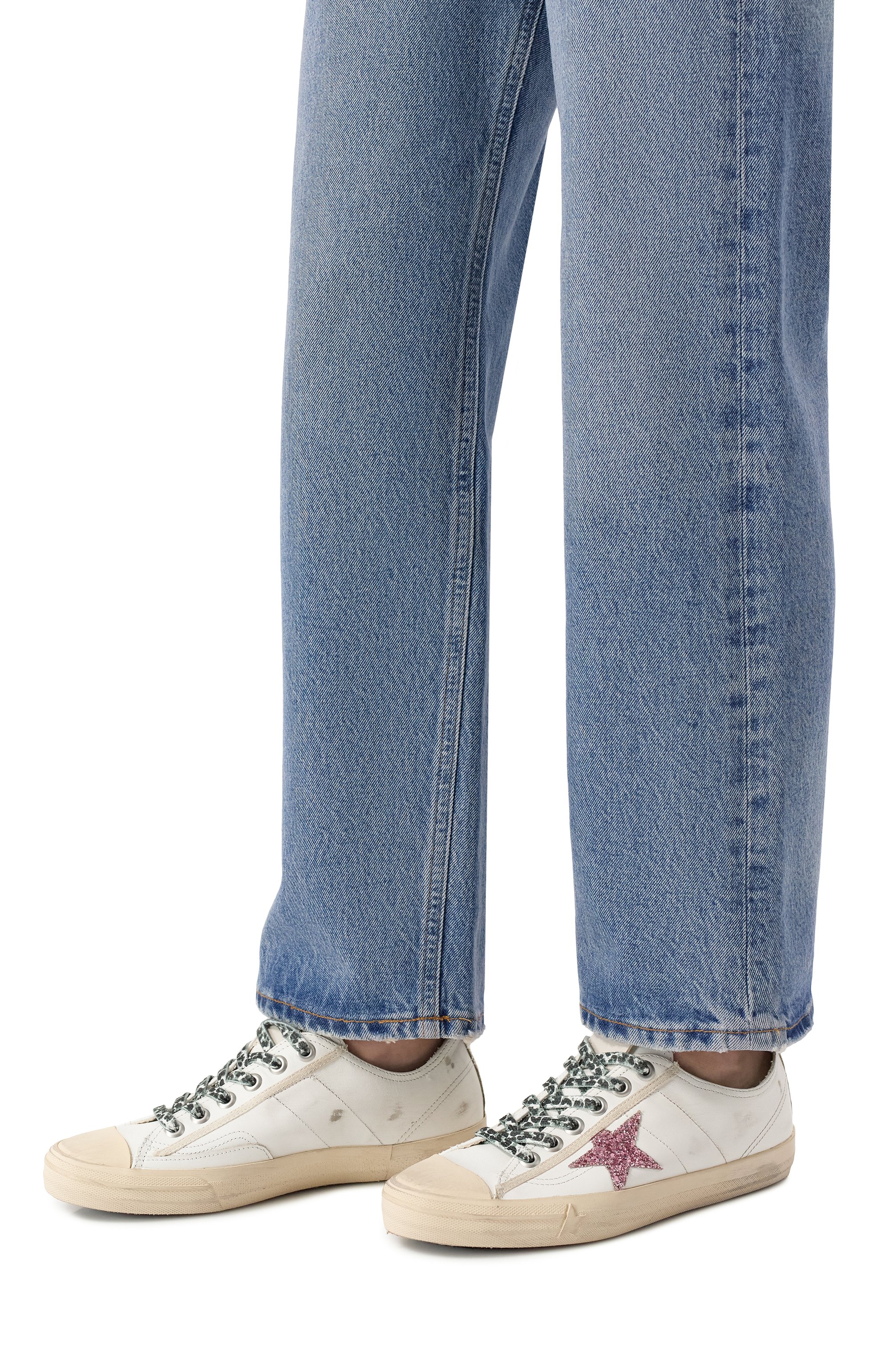 Комбинированные кеды v-star GOLDEN GOOSE DELUXE BRAND, арт. GWF00129.F004576, фото 2