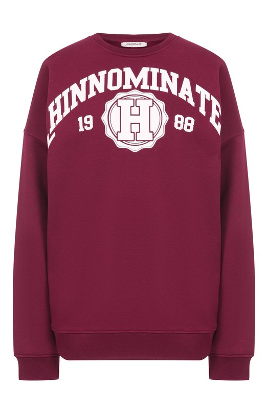 Хлопковый свитшот HINNOMINATE HMABW02070 Бордовый HMABW02070