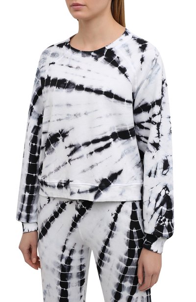 Хлопковый свитшот ELECTRIC AND ROSE черно-белого цвета по цене 18200 руб., арт. LFCV08-AMBIENT, фото 3 Хлопковый свитшот ELECTRIC AND ROSE, арт. LFCV08-AMBIENT, фото 3