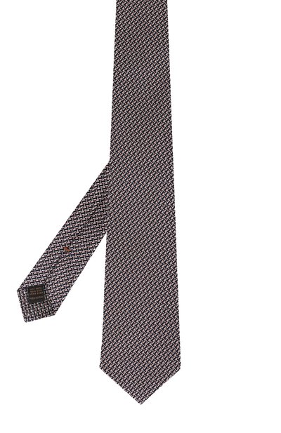 Шелковый галстук с узором ZEGNA, арт. Z9F141PC, фото 2