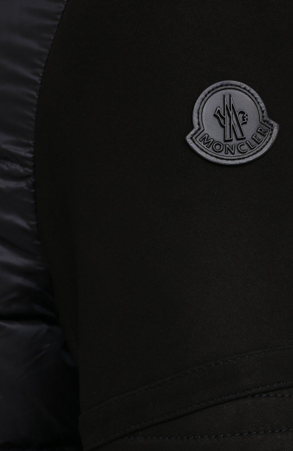 Комбинированный пуховик mongioie MONCLER, арт. F2-091-1A51T-01-50180, фото 5