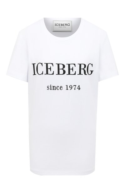 Женская хлопковая футболка ICEBERG, арт. 20I I2P0/F09A/6301