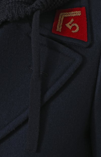 Укороченный шерстяной бушлат с капюшоном GUCCI, арт. 494794/Z531H, фото 5