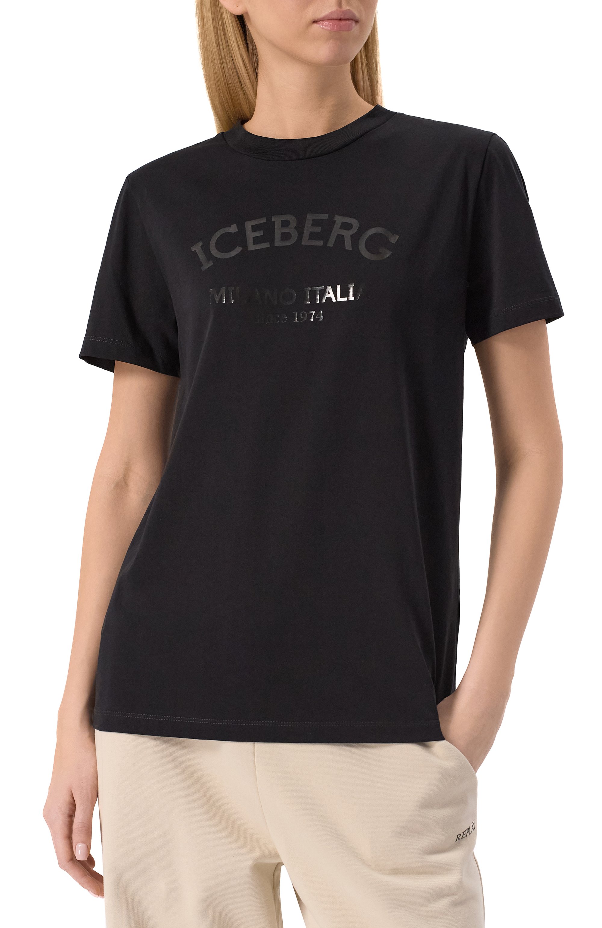 Хлопковая футболка ICEBERG, арт. F021/6325, фото 3