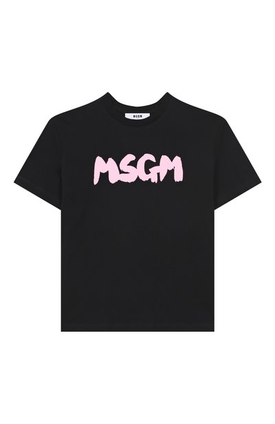 Хлопковая футболка MSGM KIDS, арт. S5MSJUTH065