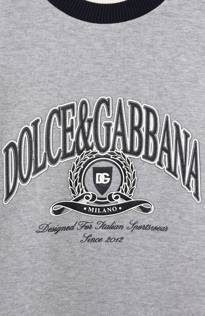 Хлопковый свитшот DOLCE & GABBANA, арт. L4JWNU/G7P6H, фото 3