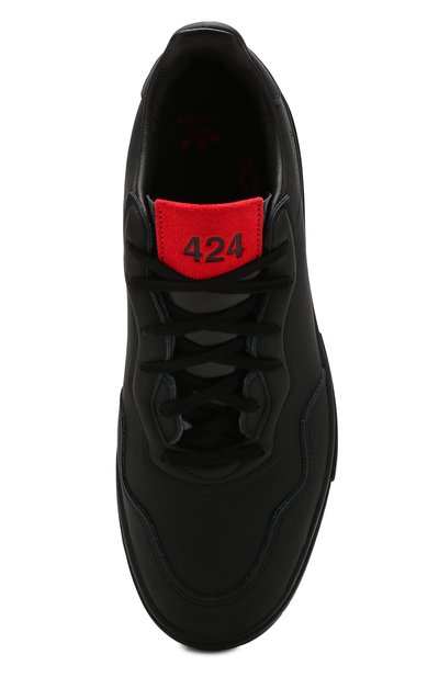 Кожаные кеды adidas x 424 sc premiere ADIDAS черного цвета по цене 14800 руб., арт. EG3729, фото 5 Кожаные кеды adidas x 424 sc premiere ADIDAS, арт. EG3729, фото 5