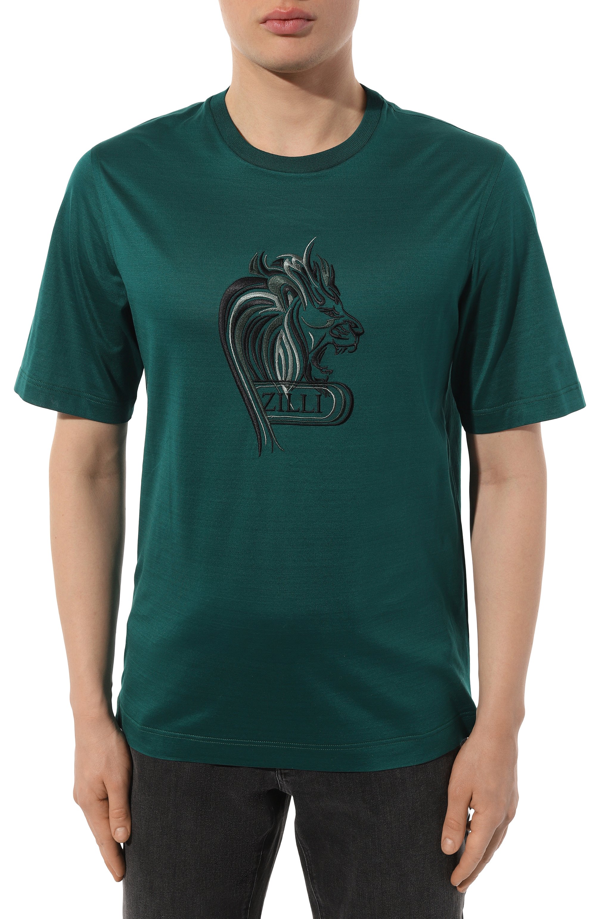 Хлопковая футболка ZILLI, арт. TSR02FM0110VBLE00, фото 3