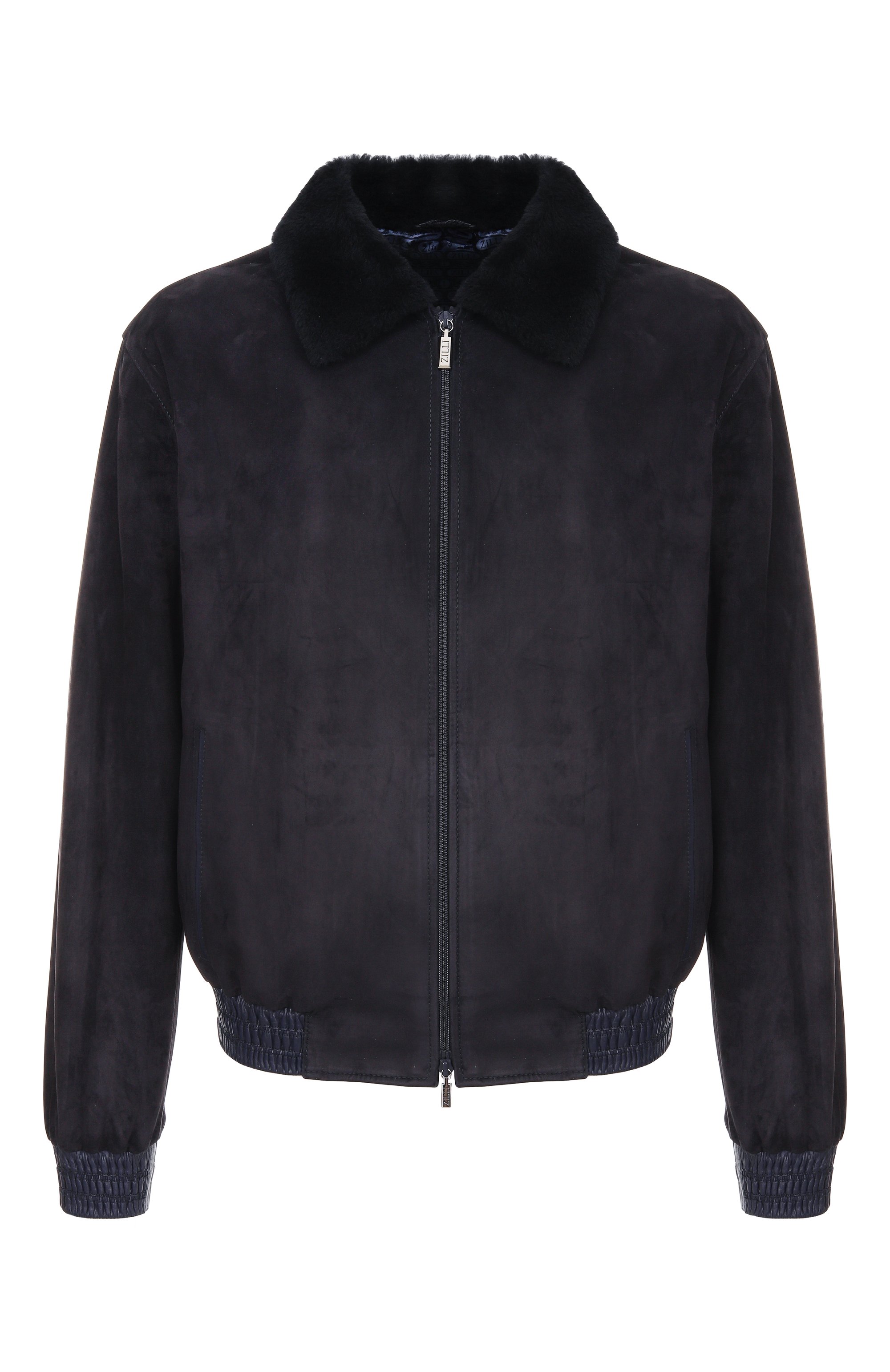 Замшевый бомбер с воротником из овчины ZILLI, арт. AHIKH3M1008VFRI00, фото 1