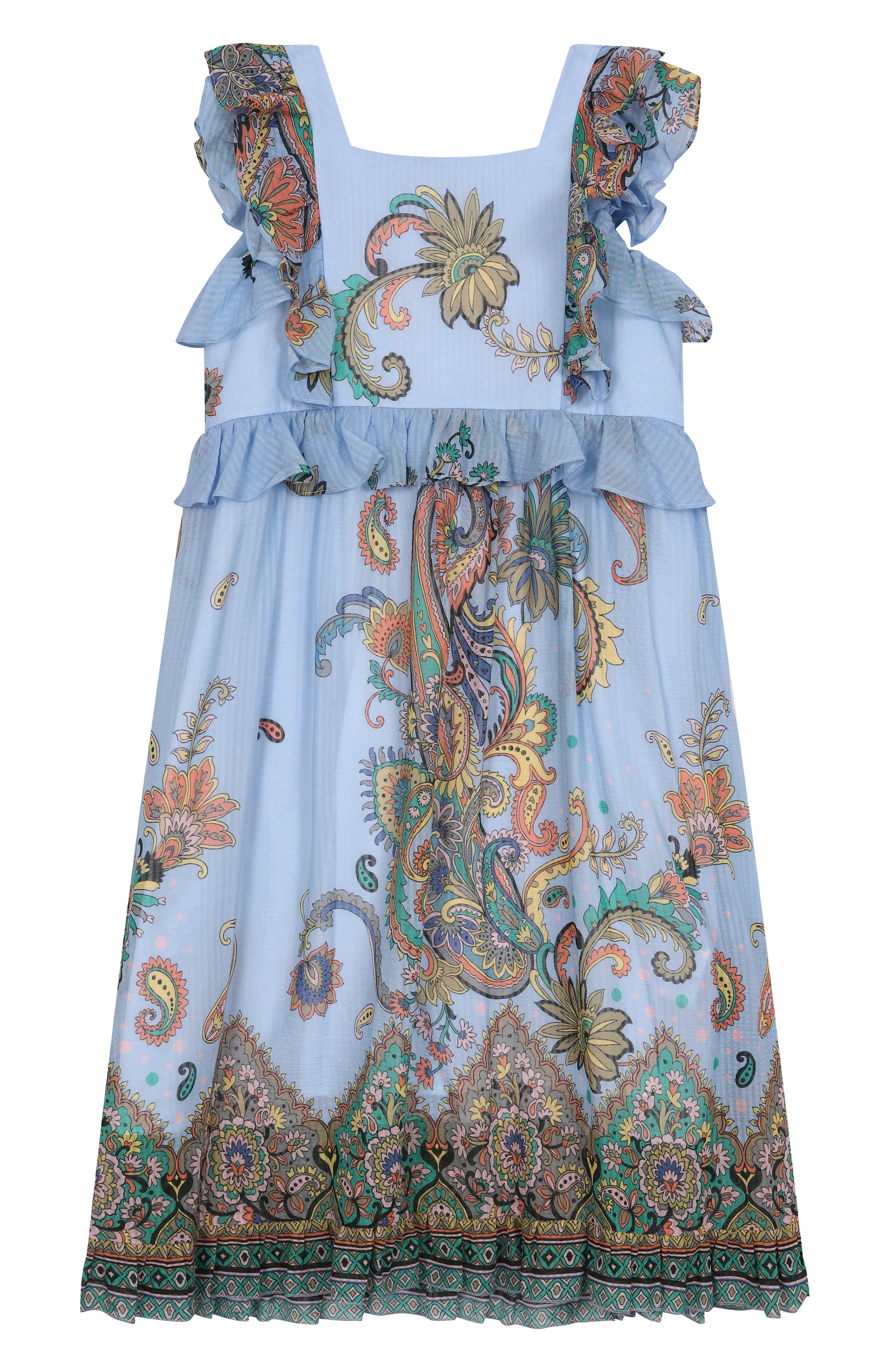 Платье из хлопка и шелка ETRO, арт. GW1B82, фото 1