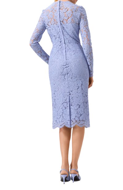 Платье из вискозы и хлопка DOLCE & GABBANA, арт. F6M0DT/HLM7L, фото 4