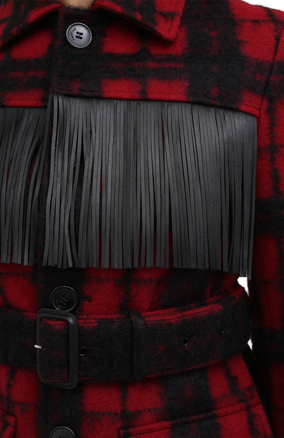 Шерстяная куртка SAINT LAURENT разноцветного цвета по цене 362500 руб., арт. 630896/Y3B54, фото 6 Шерстяная куртка SAINT LAURENT, арт. 630896/Y3B54, фото 6