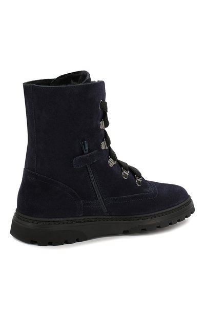 Замшевые ботинки с меховой отделкой DOLCE & GABBANA, арт. DA0744/AA259/37-39, фото 3