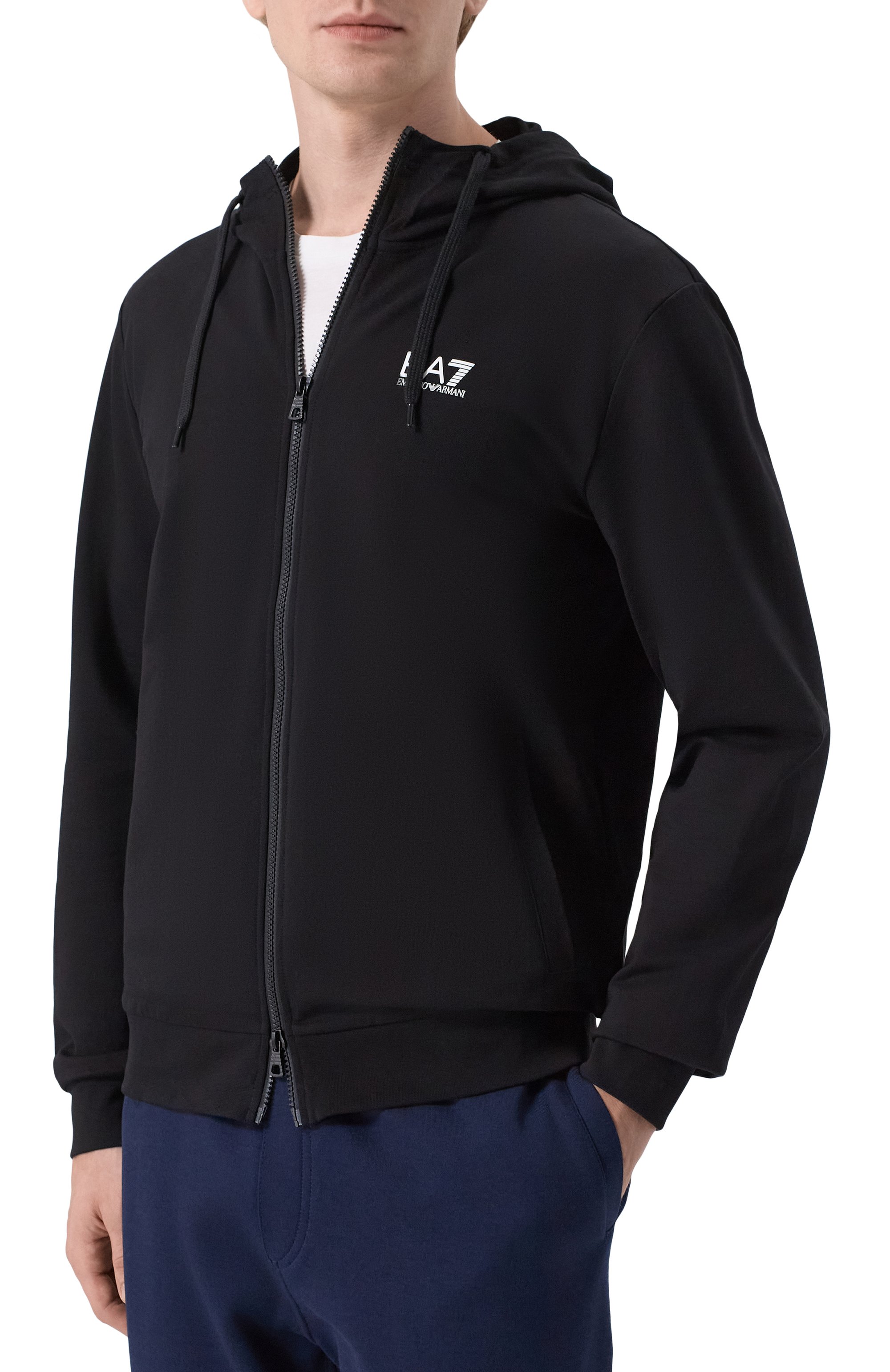 Хлопковая толстовка EA7, арт. 8NPM33/PJVRZ, фото 3