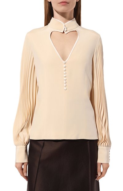 Шелковая блузка GUCCI, арт. 597073 ZAC59, фото 3