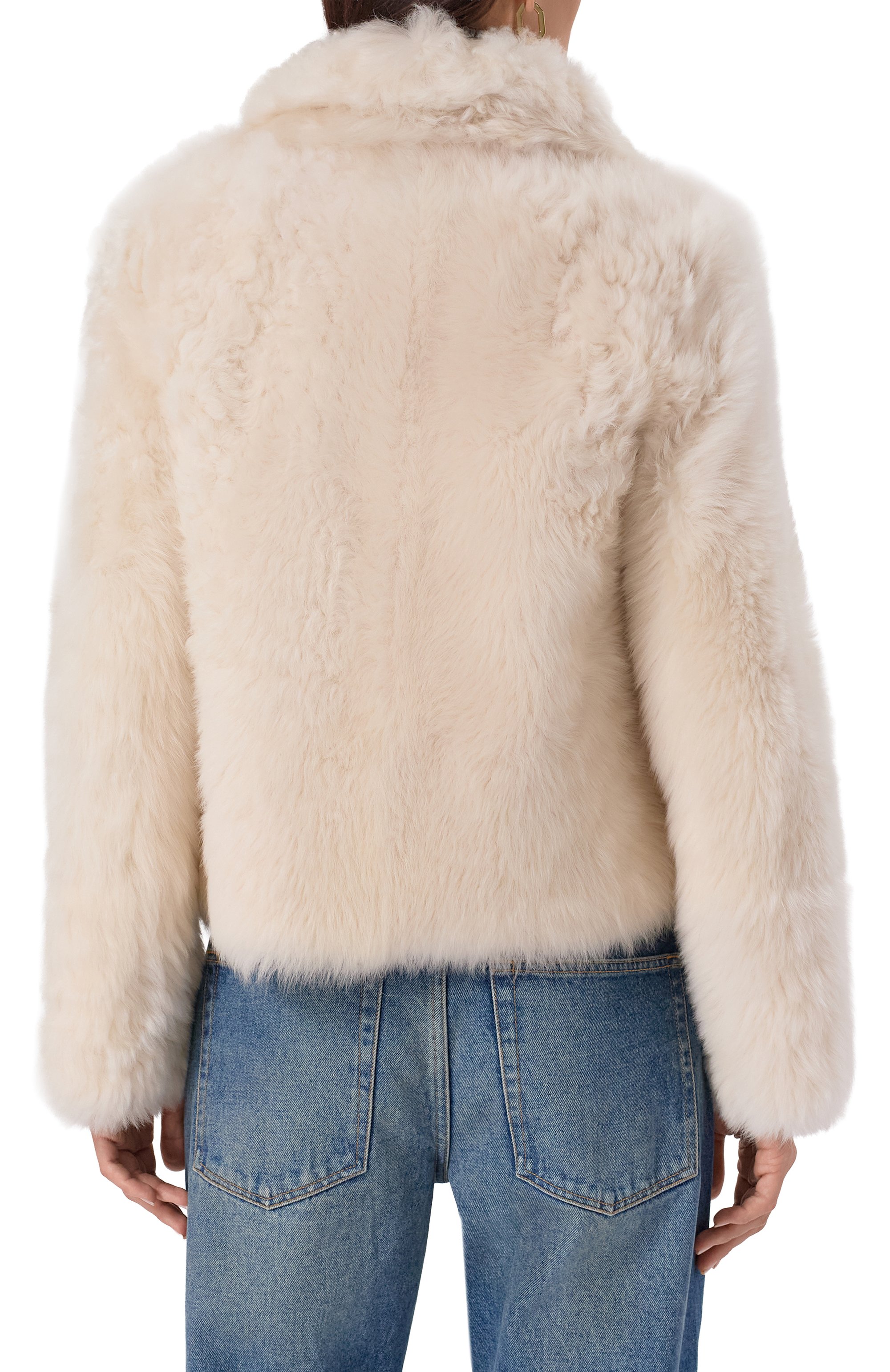 Двусторонняя дубленка из овчины YVES SALOMON, арт. 7WYV62155T0SX, фото 4