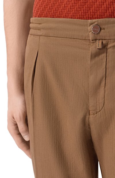 Брюки изо льна и хлопка KITON, арт. UP1LACRK0612H, фото 5
