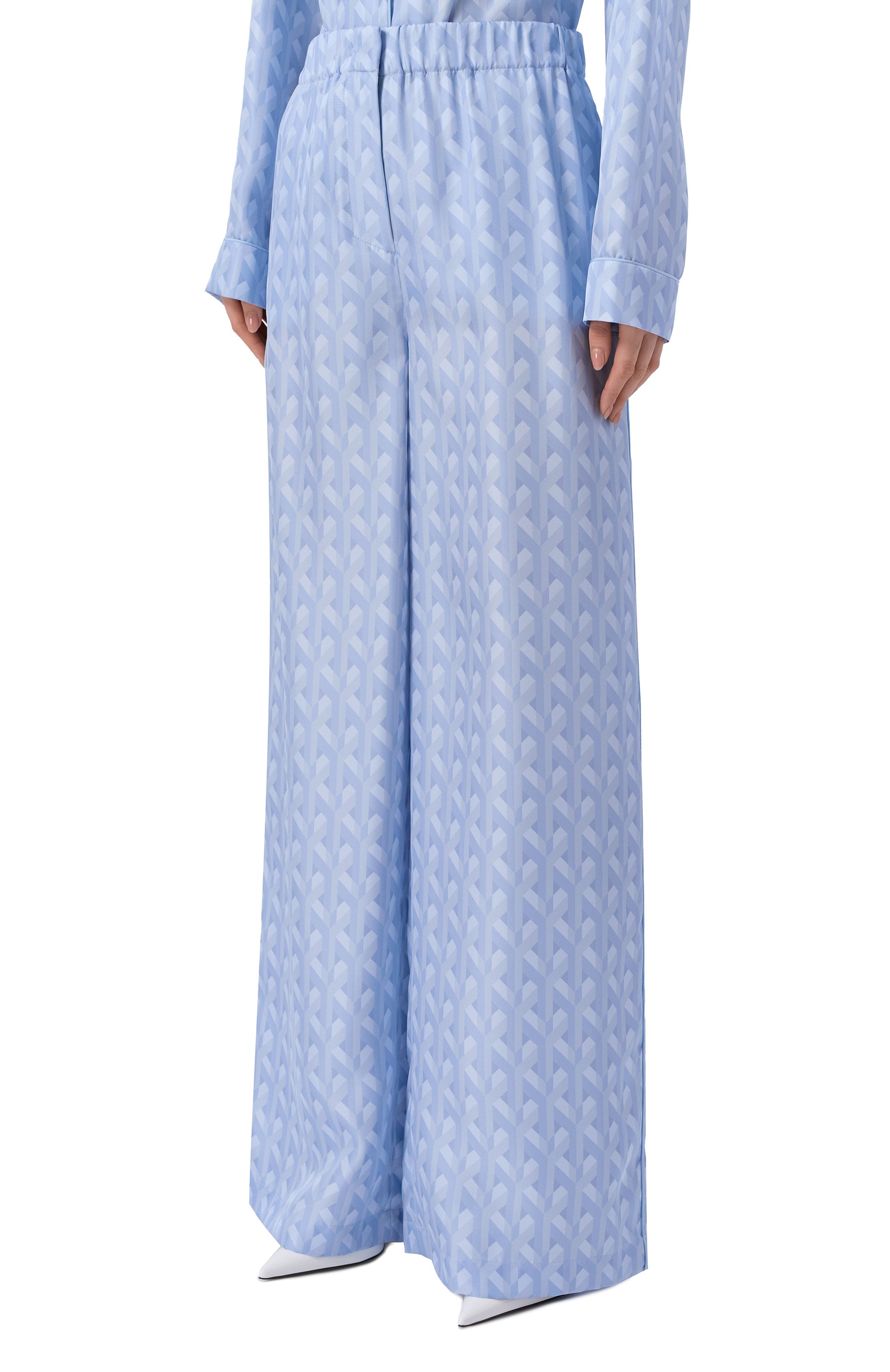Шелковые брюки MVST, арт. M26.2PW.T012/F127 TWILL PRINT, фото 3