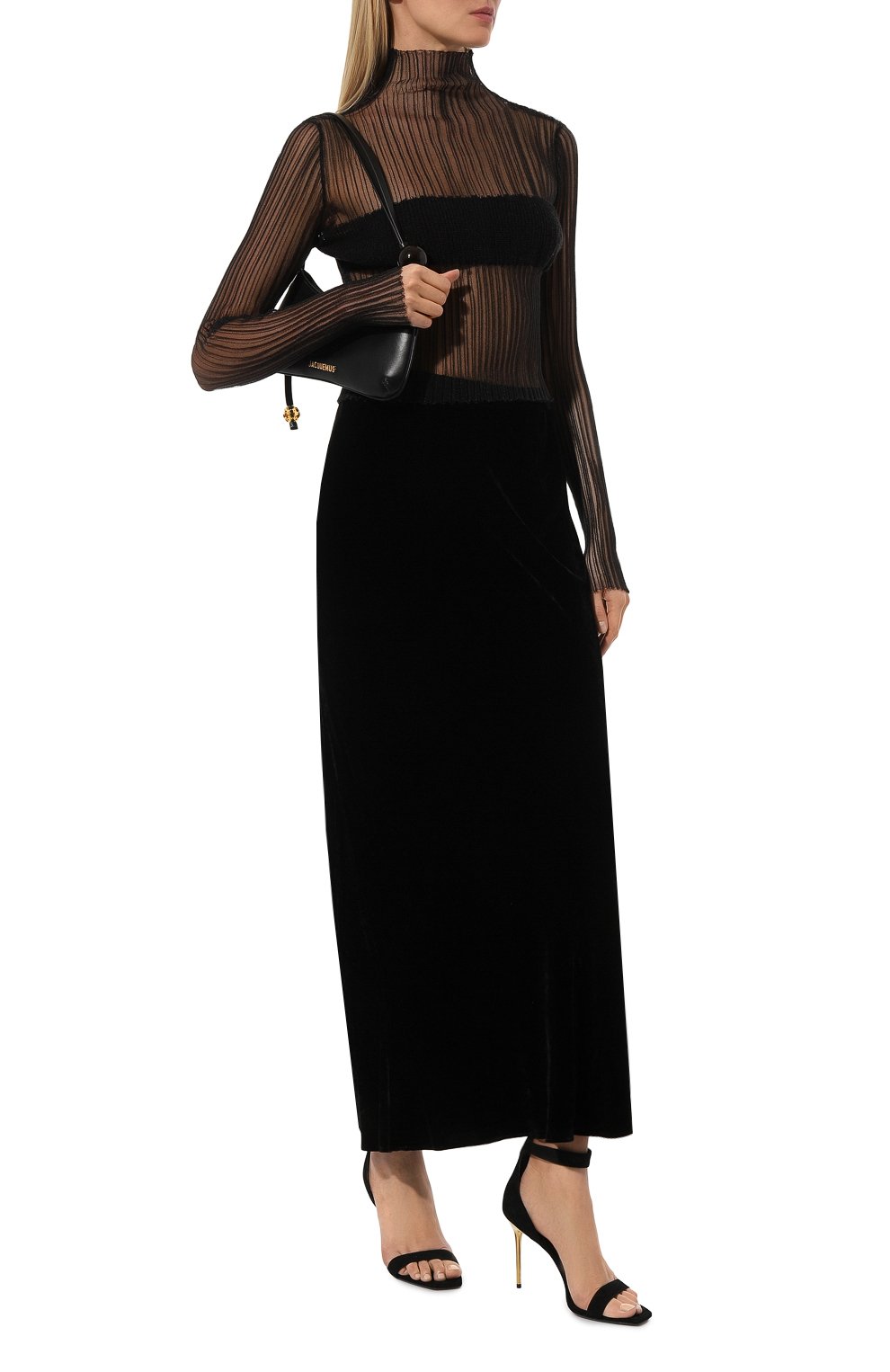 Замшевые босоножки uma BALMAIN, арт. AN1UH742LCMK, фото 2