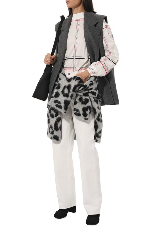 Замшевые ботильоны Dries Van Noten WW232-358/135 Чёрный  WW232-358/135 Фото 2