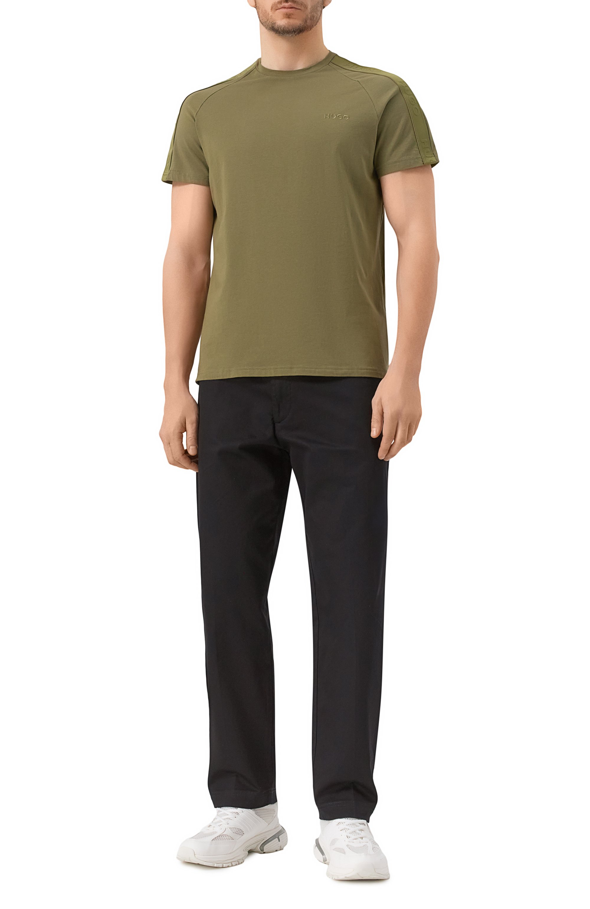 Хлопковая футболка HUGO, арт. 50520480, фото 2