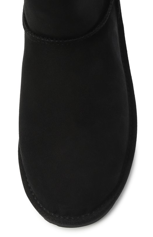 Замшевые угги Platinum Stinger mini EMU Australia M10003 Чёрный  M10003 Фото 6