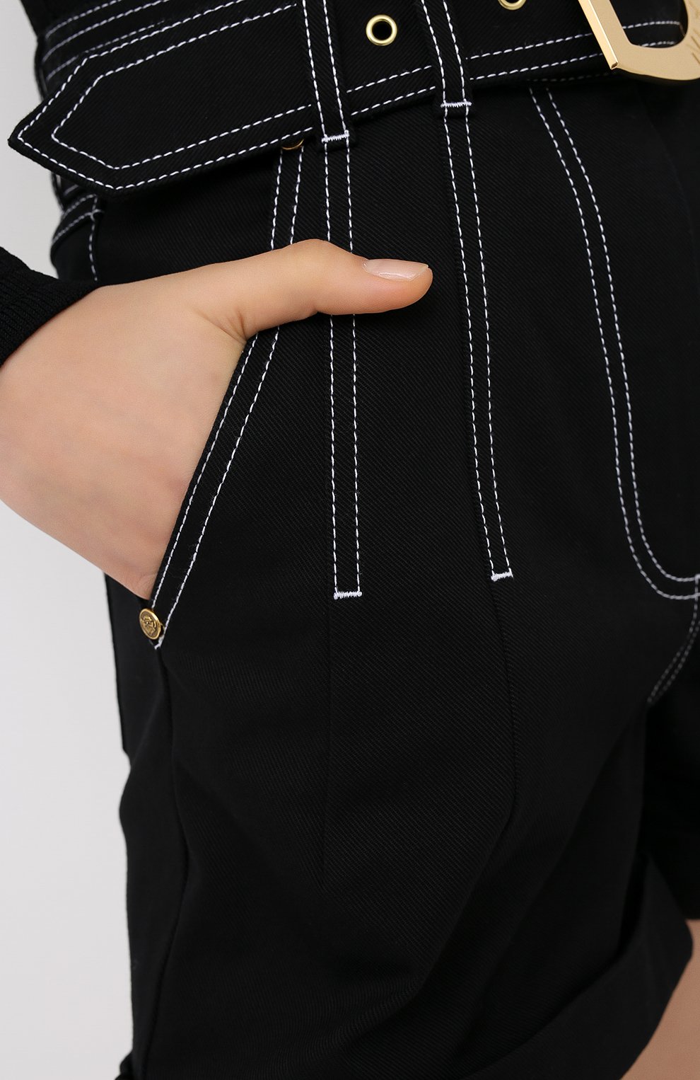Джинсовые шорты BALMAIN, арт. UF15394/D022, фото 5