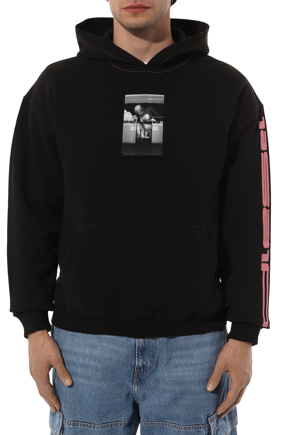 Хлопковое худи DIESEL, арт. A12283/0IEAX, фото 3