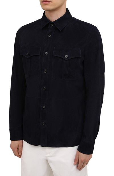 Замшевая рубашка RALPH LAUREN, арт. 790654923, фото 3