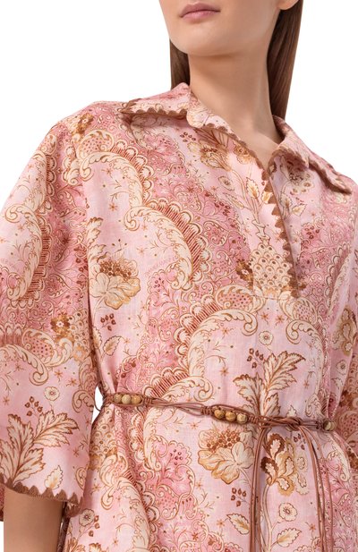 Льняное платье ZIMMERMANN, арт. 5810DRS263, фото 4