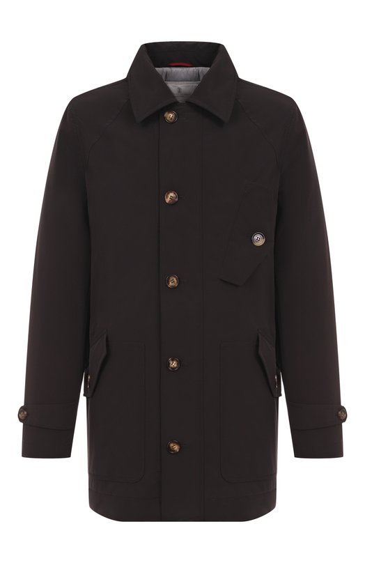 Утепленный плащ Brunello Cucinelli MM4796375 Чёрный MM4796375