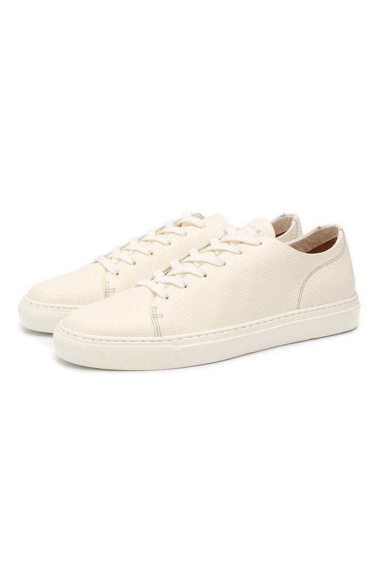 Мужские кожаные кеды HARRYS OF LONDON белого цвета, арт. PURSUIT S0FT MILLED CALF | Фото 1 (Подошва: Плоская; Статус проверки: Проверена категория; Материал внутренний: Натуральная кожа; Материал утеплителя: Без утеплителя; Стили: Классический; Драгоценные камни: Проставлено; Материал сплава: Проставлено; Материал внешний: Натуральная кожа; Кросс-КТ: Низкие; Автоматизация Diginetica: Не назначено)