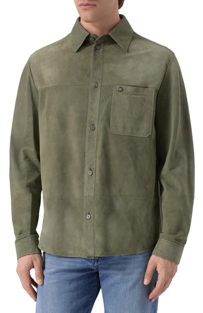 Замшевая куртка-рубашка STEFANO RICCI, арт. M7J5100283/SUESN4, фото 3