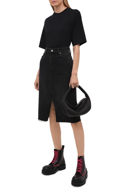 Кожаные ботинки 20 мм strike BALENCIAGA, арт. 590974/WA964, фото 2