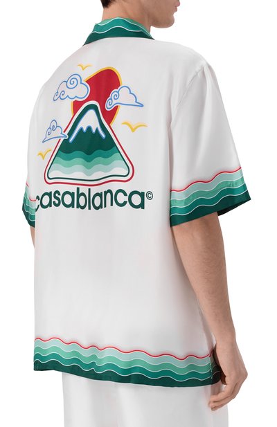 Шелковая рубашка CASABLANCA, арт. MPF25-SH-003-05, фото 4