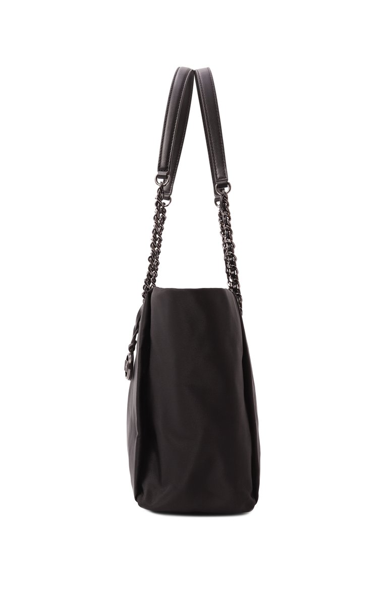 Женская сумка-тоут georgia MICHAEL MICHAEL KORS черного цвета, арт. 30R5SI0T1C | Фото 4 (Размер: large; Драгоценные камни: Проставлено; Материал сплава: Проставлено; Материал: Текстиль)