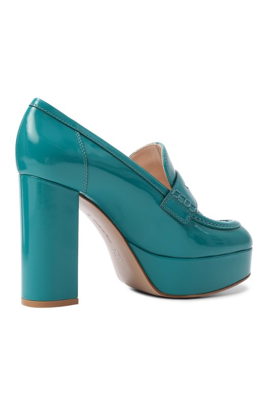Лакированные туфли Hadden 105 Gianvito Rossi G25356.70RIC.NUITEAL/NUI Зелёный  G25356.70RIC.NUITEAL/NUI Фото 5