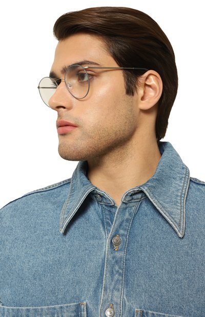 Оправа ANDY WOLF серебряного цвета по цене 32700 руб., арт. 4744/V, фото 3 Оправа ANDY WOLF, арт. 4744/V, фото 3