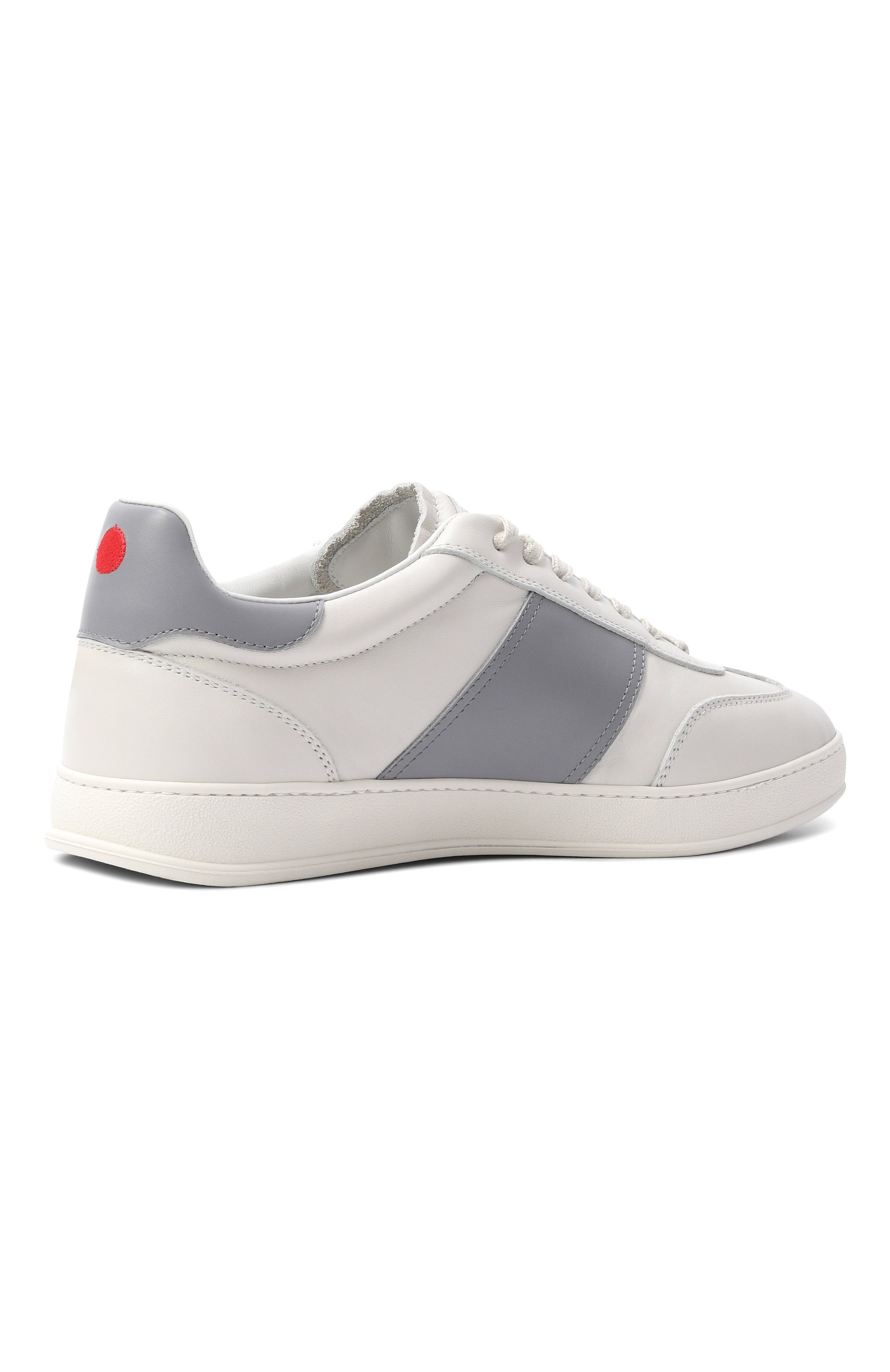 Кожаные кеды KITON, арт. USSA396N01380, фото 4